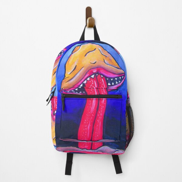 Item preview, Mush Mouth | psychedelic mushroom shroom art mushroom with mouth  designed and sold by AkiruzArt.