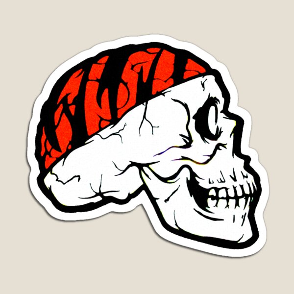 'Bengal Brain V3' Magnet for Sale by Joseph Goodberry