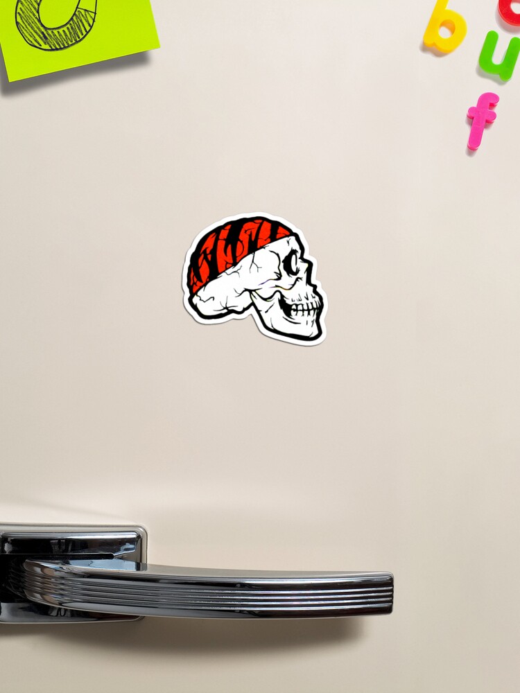 Bengals on the brain! Magnet for Sale by Joseph Goodberry