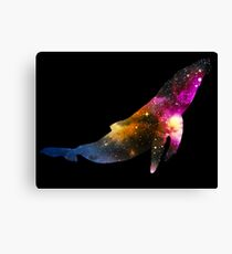 Space Whale Canvas Print