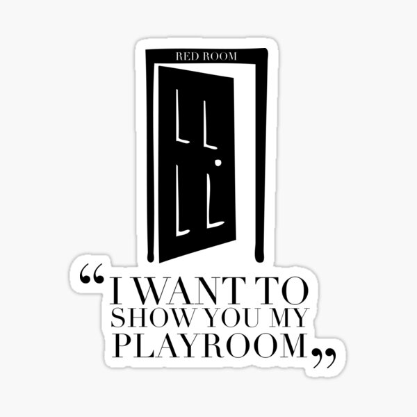 Play Room Red Room Sticker By Datblastedboy Redbubble