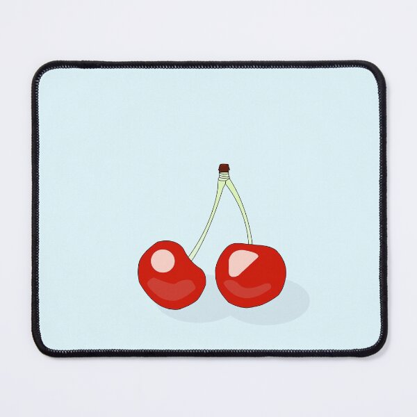 Item preview, Vector Cherries on Blue Background designed and sold by TemptedBlaze.