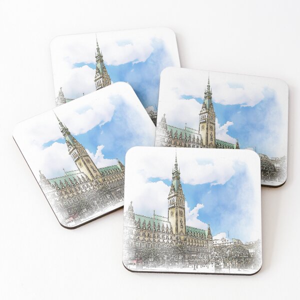 Item preview, Hamburg City Town Hall Germany designed and sold by S Cube Design.
