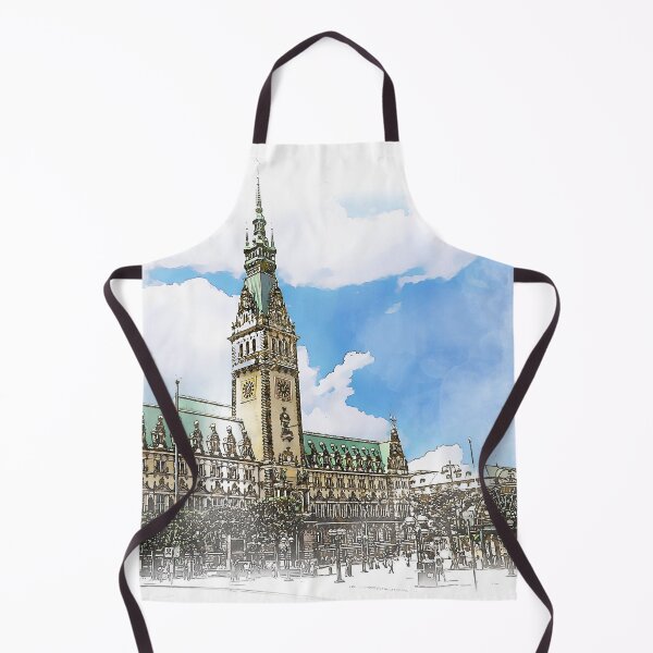 Item preview, Hamburg City Town Hall Germany designed and sold by S Cube Design.