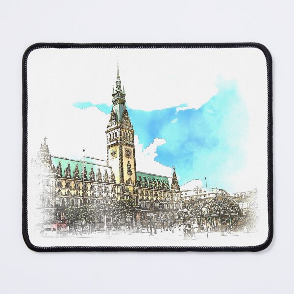Item preview, Hamburg City Town Hall Germany designed and sold by S Cube Design.