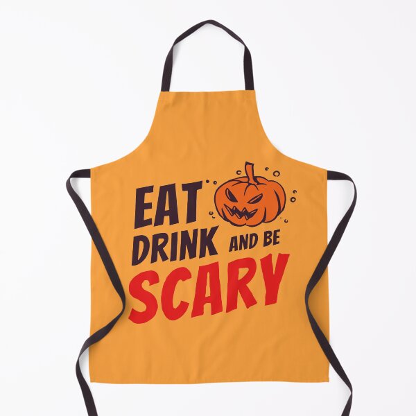 Item preview, Eat Drink And Be Scary, Funny Halloween Pumpkin Head Graphic. designed and sold by 9Hobb.