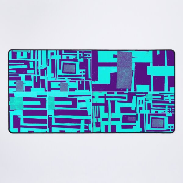Item preview, Block Collage- Teal designed and sold by Designs By YL.