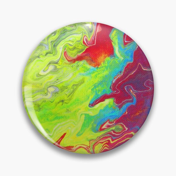 Item preview, Gargoyle fighting Dragon | psychedelic pour art red and yellow   designed and sold by AkiruzArt.