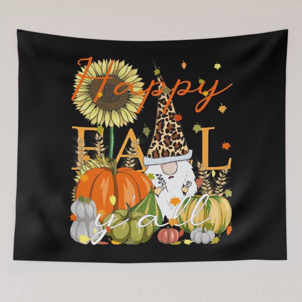 Item preview, Happy Fall Y'All Gnome Leopard Pumpkin Autumn Thanksgiving designed and sold by r-silver.
