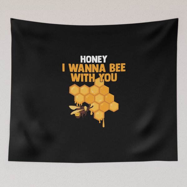 Item preview, Honey I Wanna Bee With You Honeycombs Bumblebees designed and sold by Nessshirts.
