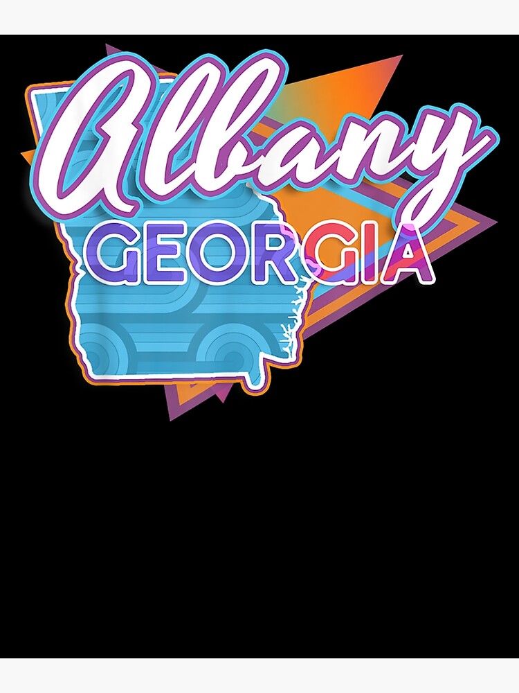 " Albany Vintage Retro Throwback" Poster for Sale by luisweber