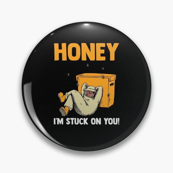 Item preview, Honey I'm Stuck On You Honey Bee Lovers  Honeycombs designed and sold by Nessshirts.