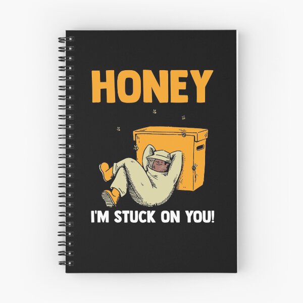 Item preview, Honey I'm Stuck On You Honey Bee Lovers  Honeycombs designed and sold by Nessshirts.