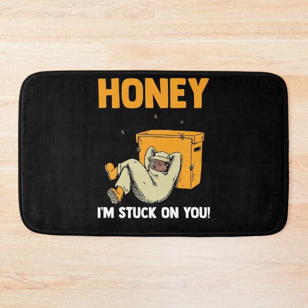 Item preview, Honey I'm Stuck On You Honey Bee Lovers  Honeycombs designed and sold by Nessshirts.