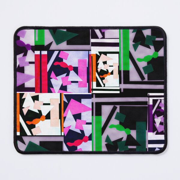 Item preview, Geometric Shapes Collage Art- Colorful designed and sold by Designs By YL.