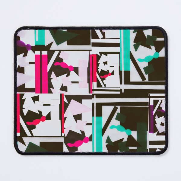 Item preview, Geometric Shapes Collage Art- Christmas designed and sold by Designs By YL.