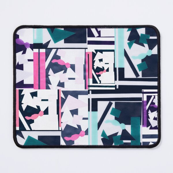 Item preview, Geometric Shapes Collage Art- Retro designed and sold by Designs By YL.