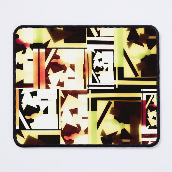 Item preview, Geometric Shapes Collage Art- Yellow designed and sold by Designs By YL.