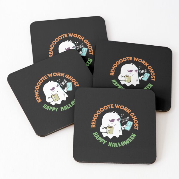 Item preview, Work-From-Home Ghost | Remooote Work Halloween Boo! designed and sold by BoldTigerDesign.