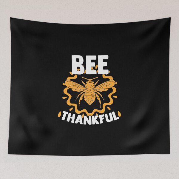 Item preview, Bee Thankful Honey Bee Lovers Apiculture Honeycombs designed and sold by Nessshirts.