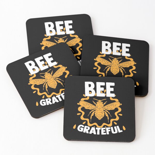 Item preview, Bee Grateful Honey Bee Lovers Bee Keepers Honeycombs designed and sold by Nessshirts.