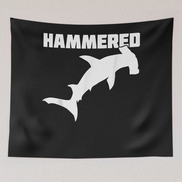 Item preview, hammerhead Shark lets get hammered gift designed and sold by CedricJohns.