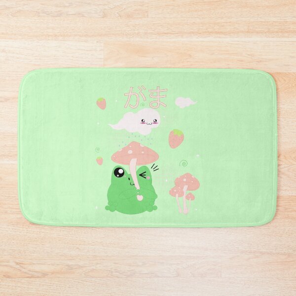 Item preview, Cottagecore Kawaii Frog Japanese Farmcore Aesthetic Pastel Frog designed and sold by VaporwaveAnime.