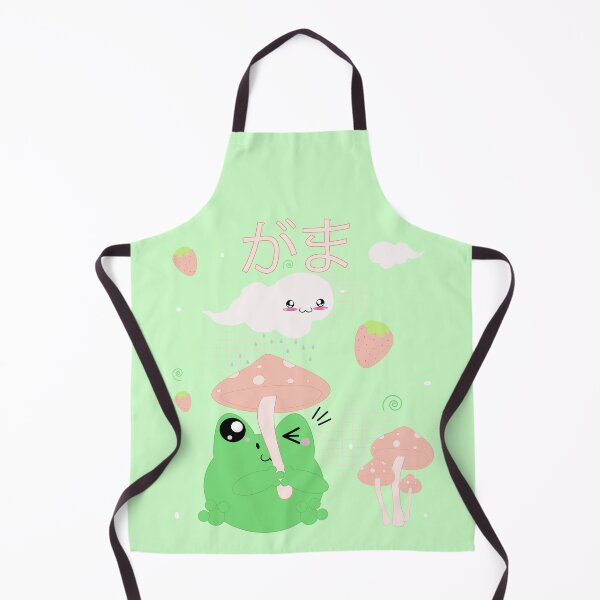 Item preview, Cottagecore Kawaii Frog Japanese Farmcore Aesthetic Pastel Frog designed and sold by VaporwaveAnime.