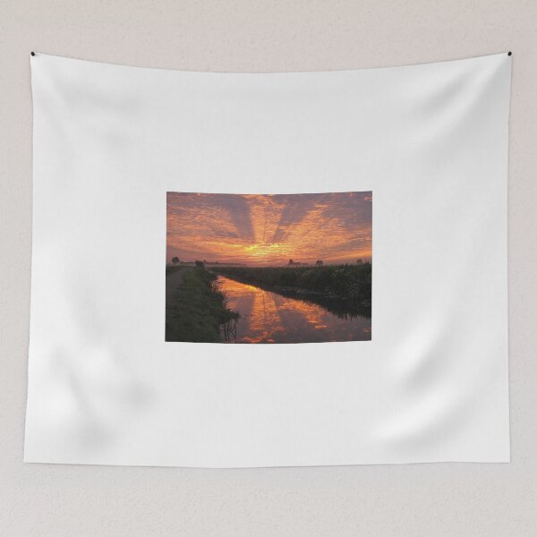 Item preview, Sunrise over the fields in the Netherlands designed and sold by Anita van Gendt.