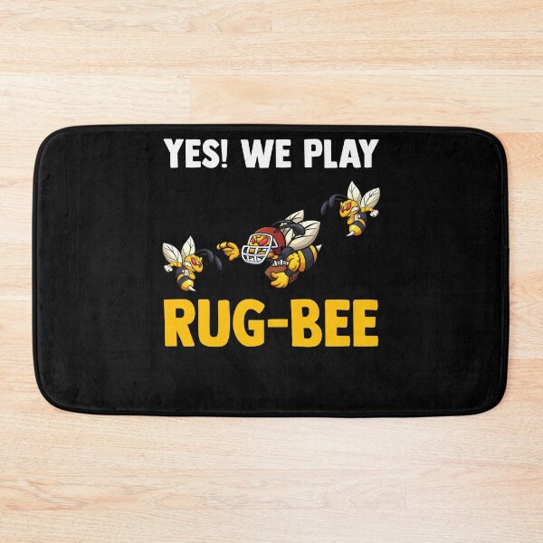 Item preview, Yes We Play Rug Bee Beekeeping Honeycombs Apiculture designed and sold by Nessshirts.