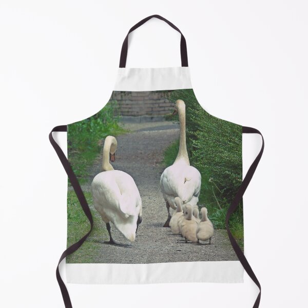 Item preview, Swan family walking with their cygnets designed and sold by Anita van Gendt.