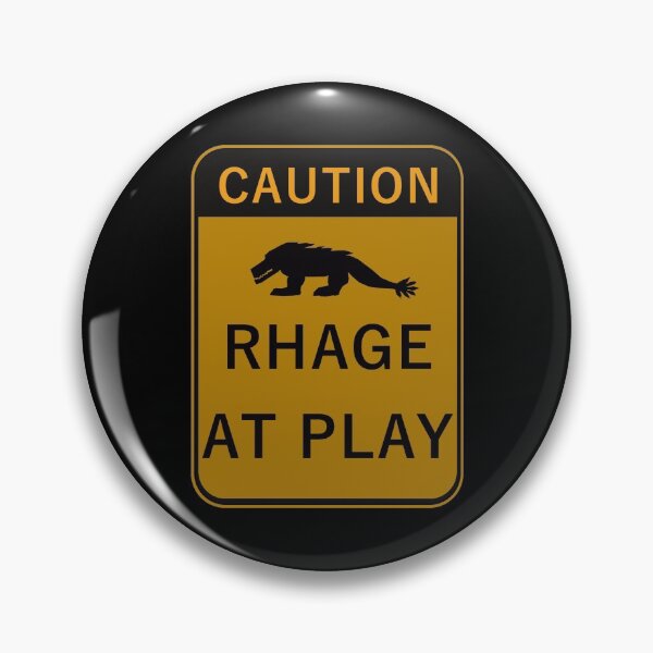 Item preview, Caution Rhage At Play designed and sold by Amanda Baez.