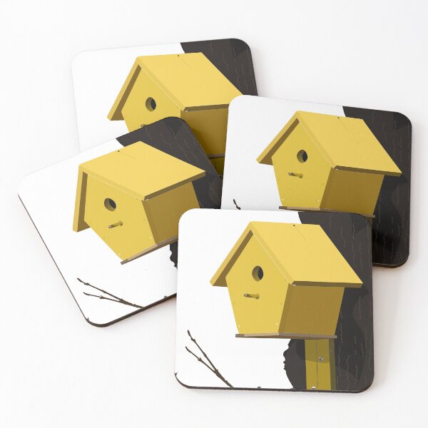 Item preview, Yellow Birdhouse Vector designed and sold by TemptedBlaze.