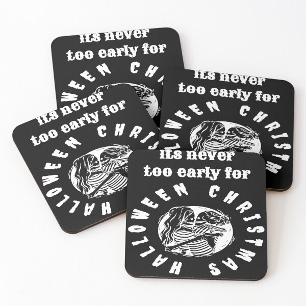 Item preview, its never too early for halloween christmas designed and sold by funnyhalloween.