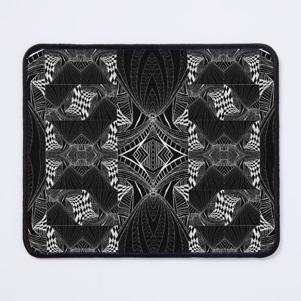 Item preview, Black & White Mandala African Print designed and sold by Designs By YL.