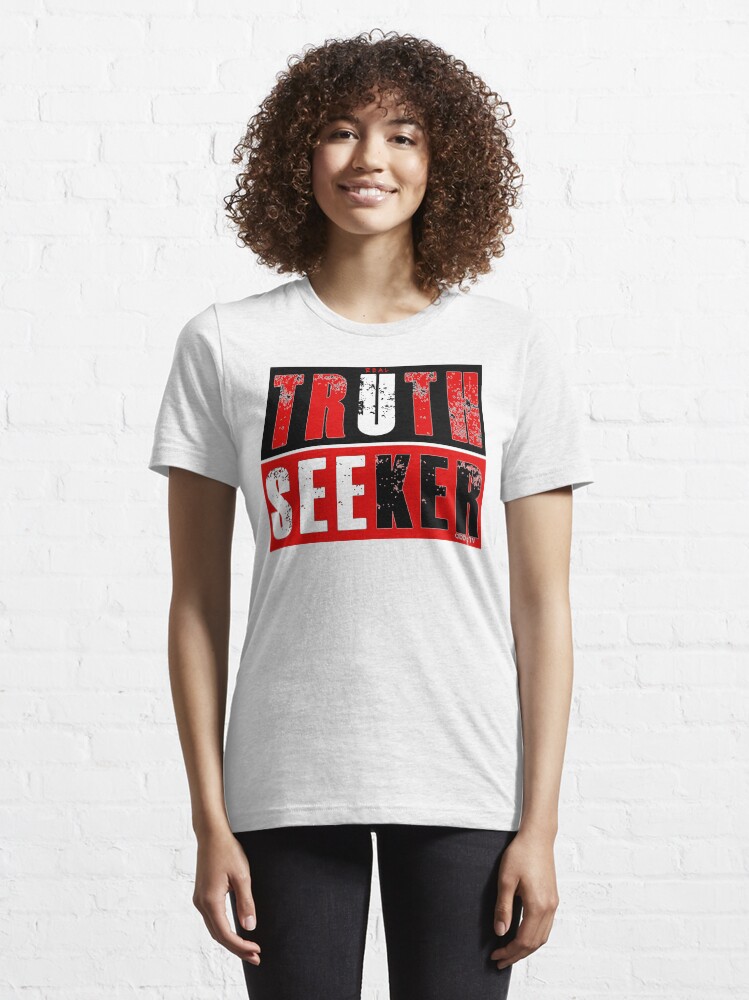 Alternate view of Real Truth-Seeker (Red) Essential T-Shirt