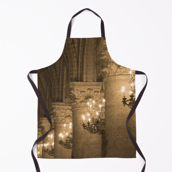 Item preview, Gothic sepia interior, dramatic chandeliers and columns designed and sold by FocalSpot.
