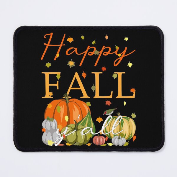 Item preview, Happy Fall Y'All Funny Pumpkin & Autumn Leaves Thanksgiving designed and sold by r-silver.