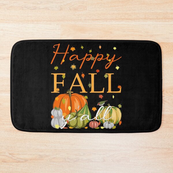 Item preview, Happy Fall Y'All Funny Pumpkin & Autumn Leaves Thanksgiving designed and sold by r-silver.