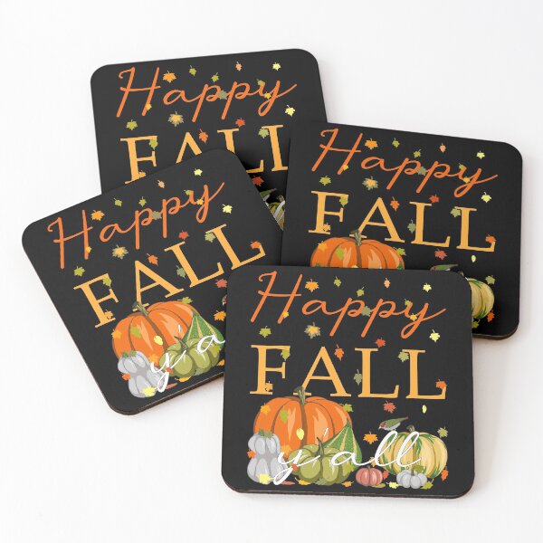 Item preview, Happy Fall Y'All Funny Pumpkin & Autumn Leaves Thanksgiving designed and sold by r-silver.