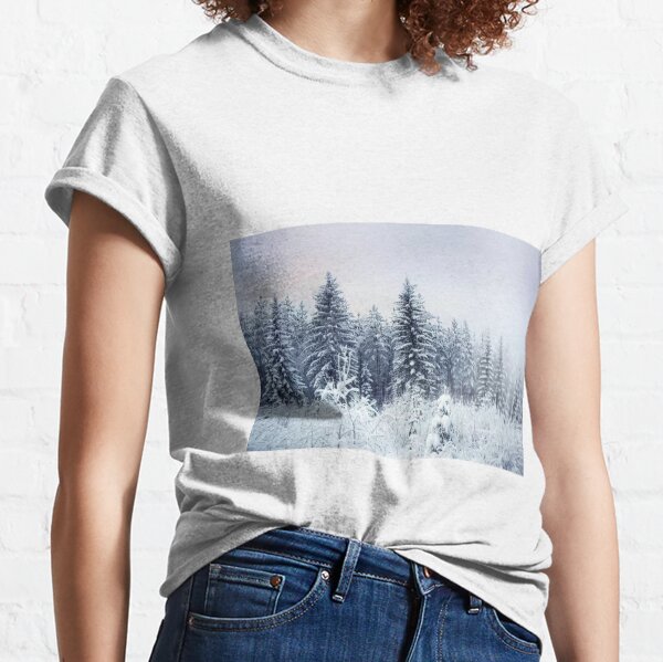 Où naissent les arbres de Noël T-shirt classique