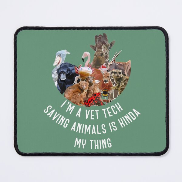 Item preview, V is for Vet ,Veterinarian – Caring Animal Doctor Wildlife & Pet Illustration designed and sold by PrettylittlepastelUk.