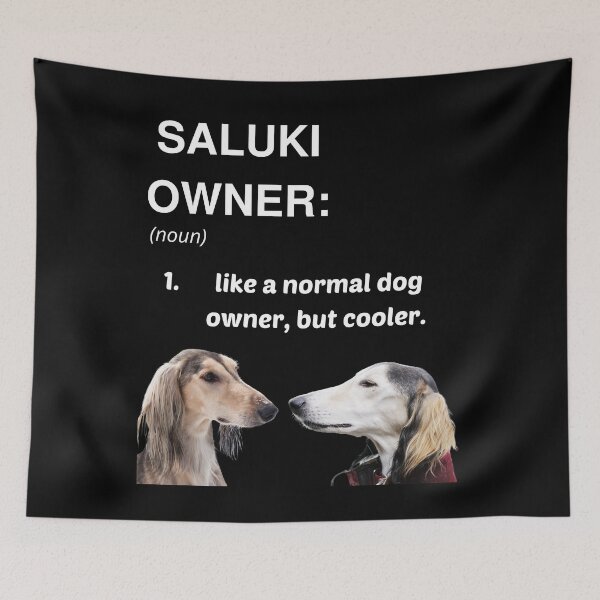 Item preview, Saluki Owner definition designed and sold by HaychGee.