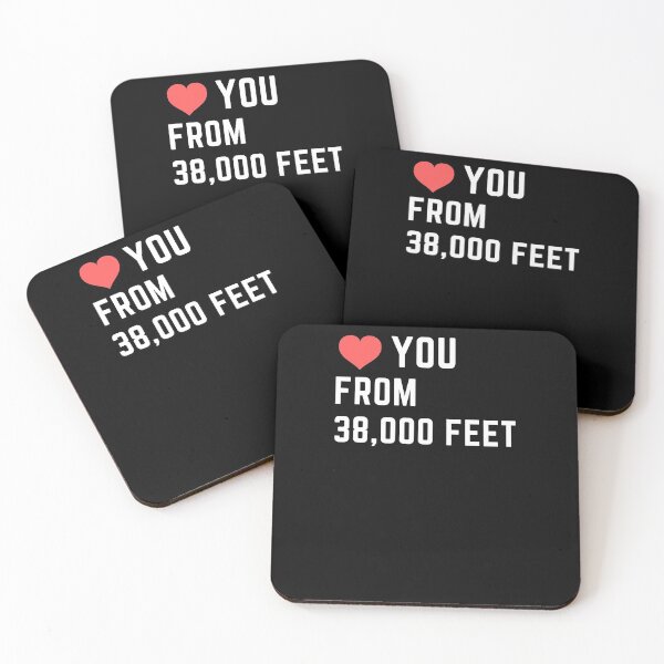 Item preview, Love you From 38000 Feet Funny Flight Attendants Flying Aviation designed and sold by patroart.