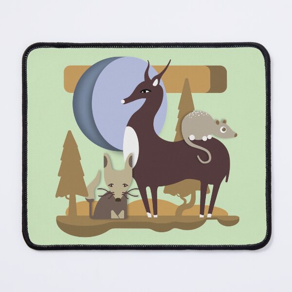 Item preview, Fox, Deer & Possum designed and sold by MarshlandOracle.