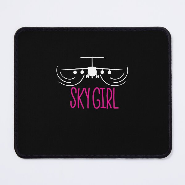 Item preview, Sky Girl Funny Flight Attendants Flying Aviation designed and sold by patroart.