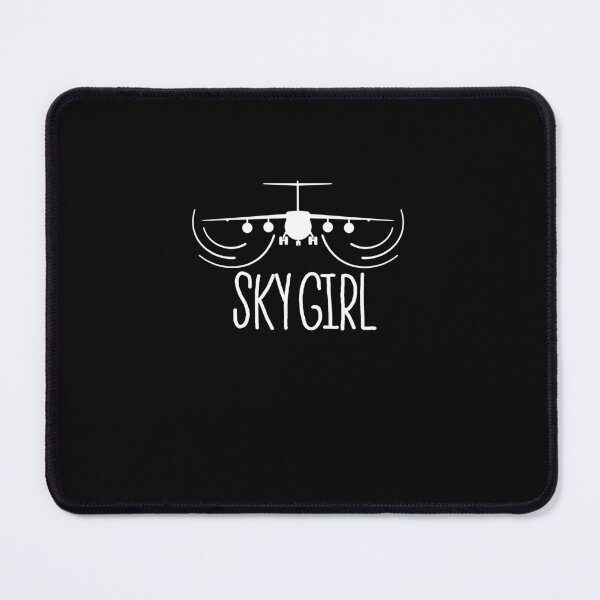 Item preview, Sky Girl Funny Flight Attendants Flying Aviation designed and sold by patroart.
