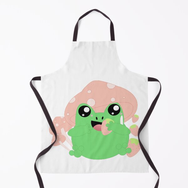 Item preview, Kawaii Frog With Mushroom Hat Gift Cottagecore Aesthetic Toad designed and sold by VaporwaveAnime.