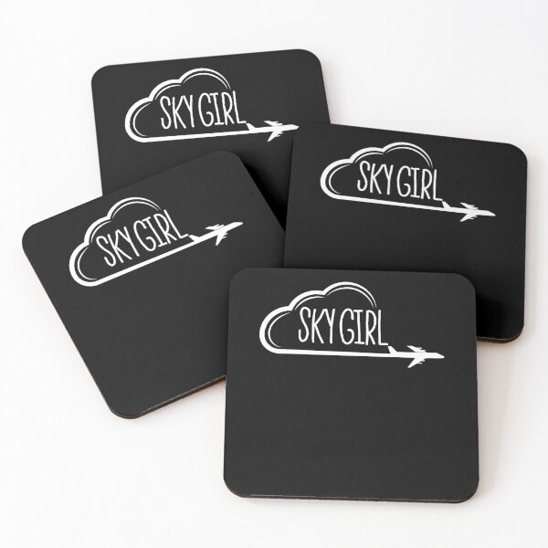 Item preview, Sky Girl Funny Flight Attendants Flying Aviation designed and sold by patroart.