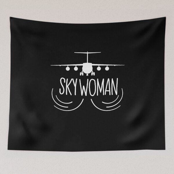 Item preview, Sky Women Funny Flight Attendants Flying Aviation designed and sold by patroart.